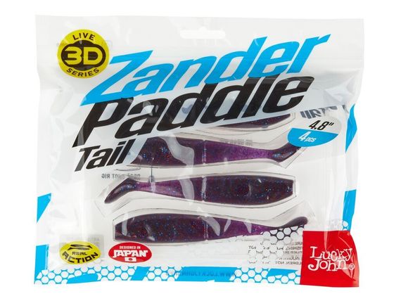 Виброхвосты LJ 3D Series Zander Paddle Tail 4.8in (12.00)/Z10 4шт.