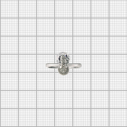 "Цитрон" кольцо в серебряном покрытии из коллекции "Леди" от Jenavi