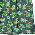 Дождевик-плащ детский «Волшебные звери-Заводной крокодил» с капюшоном, на кнопках, размер S(56*40см) ДоброСад