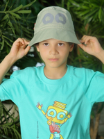 Панама детская солнцезащитная для девочек и мальчиков со светоотражающим эффектом CROOT