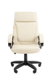 Офисное кресло Chairman 794LT Россия чер.пласт экокожа светло-бежевая