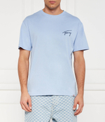 Футболка SIGNATURE Tommy Jeans - голубой(DM0DM17994)