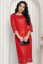 Платье Просто сияй (красное) П11808 LT Collection