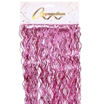 Дождик 50 см «Волны», Розовый