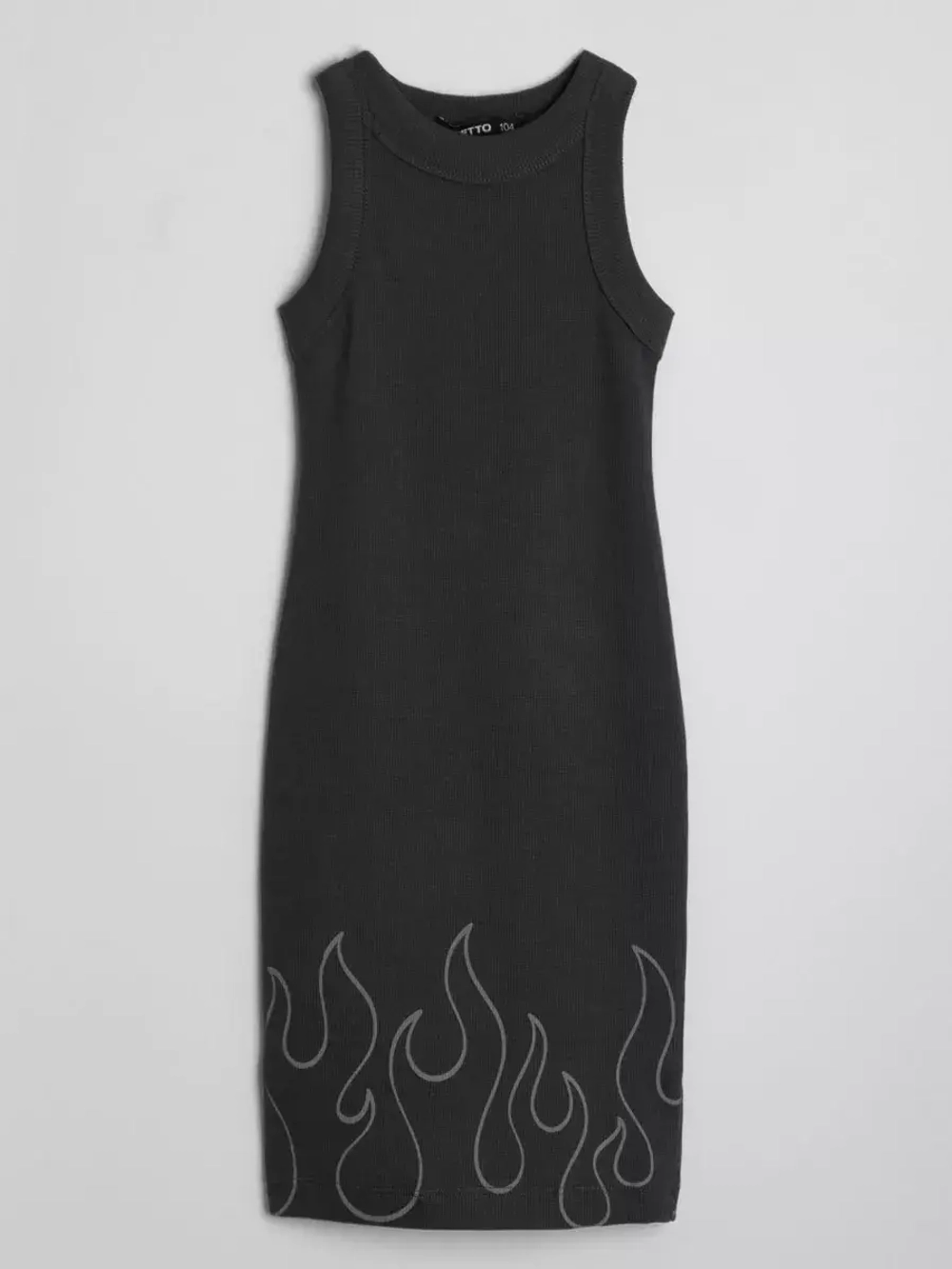 Трикотажное платье для девочки в сад