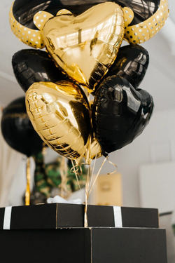 Композиция из шаров "Мой Герой". Для Папы