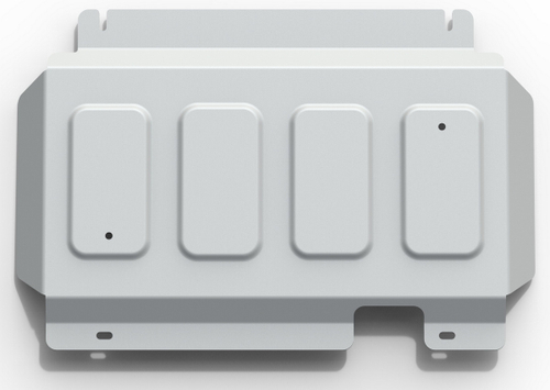 Защита картера Rival для Cadillac Escalade V (V - 6.2) 2021-н.в./Chevrolet Tahoe V (V - 5.3) 2021-н.в. (устанавл-ся совместно с 333.0812.1), штампованная, алюминий 3.8 мм, с крепежом, 333.0813.1