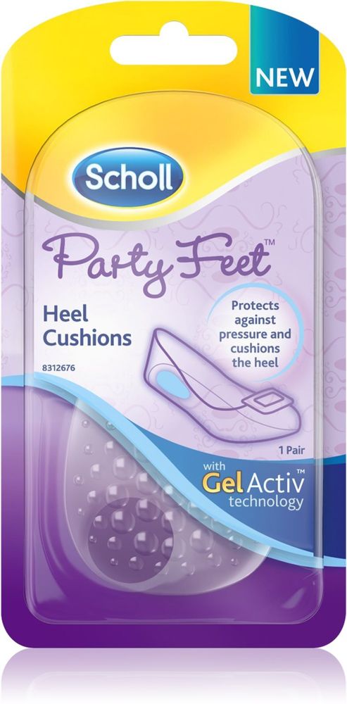 Scholl гелевые подушечки для пятки Party Feet Heel Cushions
