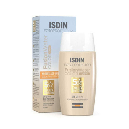 Средства для загара и защиты от солнца Солнцезащитное средство с цветом Isdin Fotoprotector ясно Spf 50 50 ml