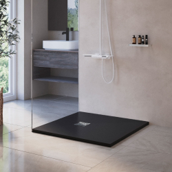Душевой поддон квадратный RGW ST-B Черный
