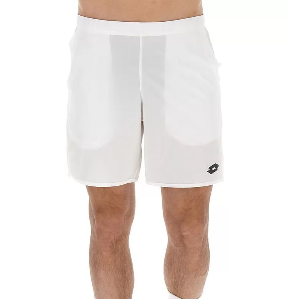 Теннисные шорты Lotto Tech II D1 7" Short - bright white