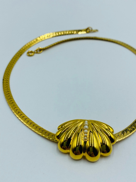 Кулон Marvella на плоской цепи