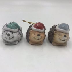 GAEM Изделие декоративное подвесное" Медвежонок, Птичка, Ёжик, Мышка, Белочка", L5,5 W3 H7 см, 24в.