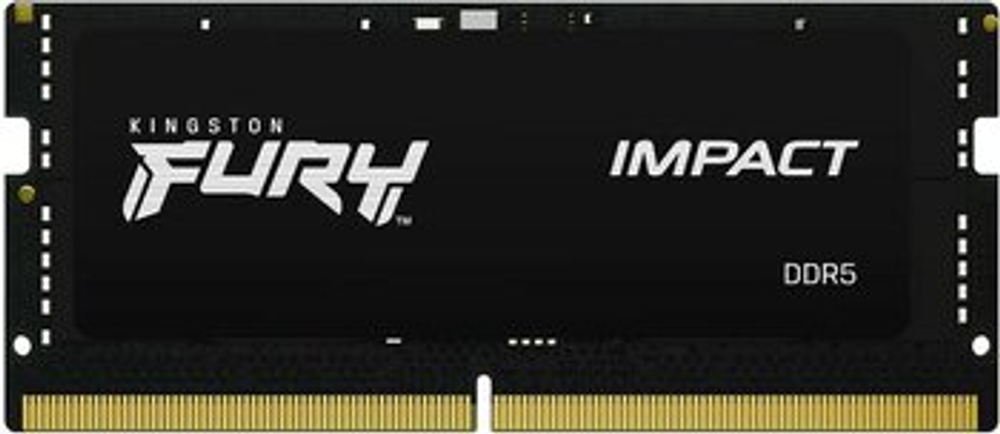 Оперативная память KINGSTON FURY Impact DDR5 32GB 4800MHz CL38 SODIMM KF548S38IB-32