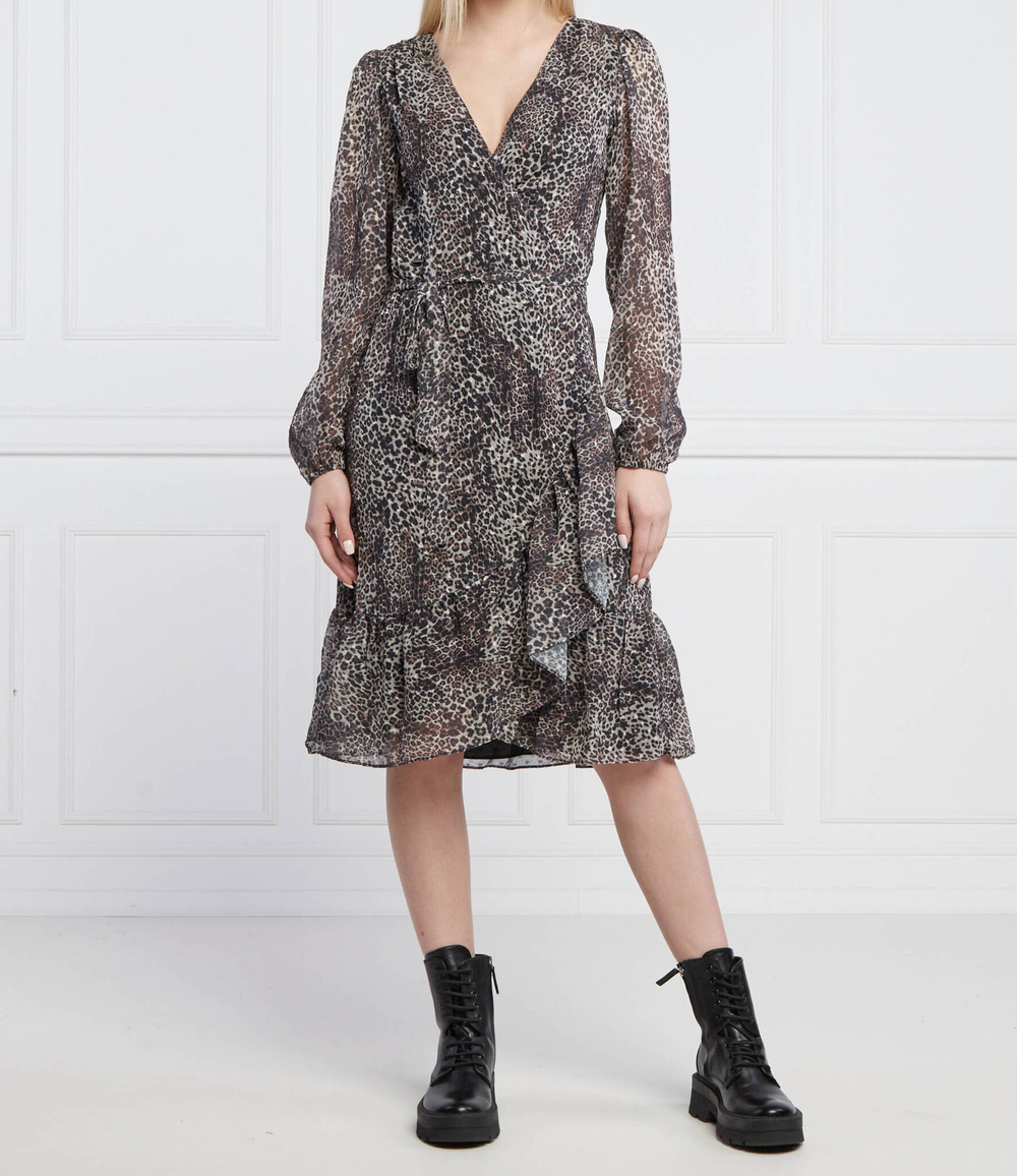 Платье NINA GUESS - коричневый(W2RK23 WEE82)