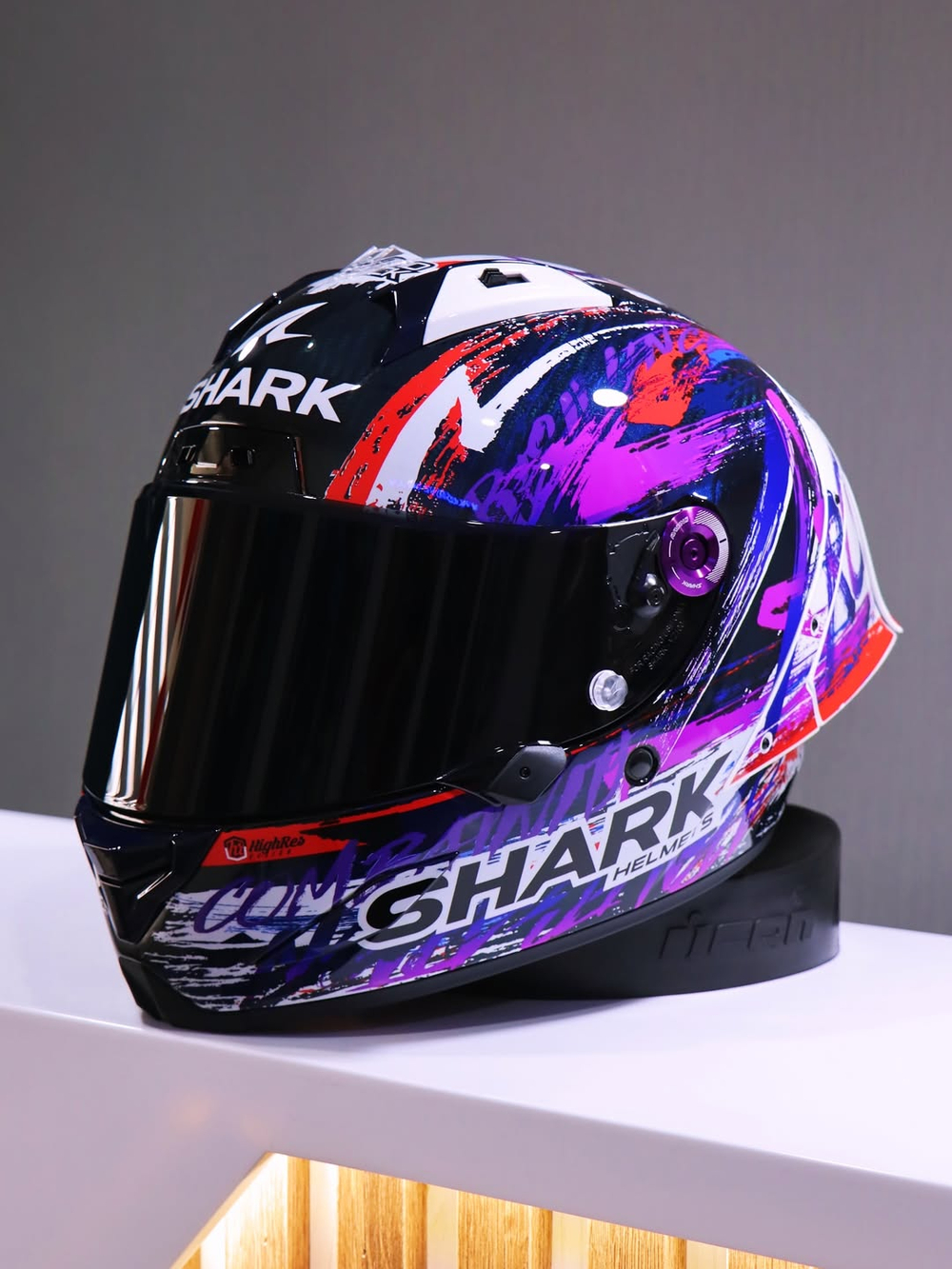 AERON GP FIM RACING #1 REPLICA ZARCO SIGNATURE Carbon White Violet
