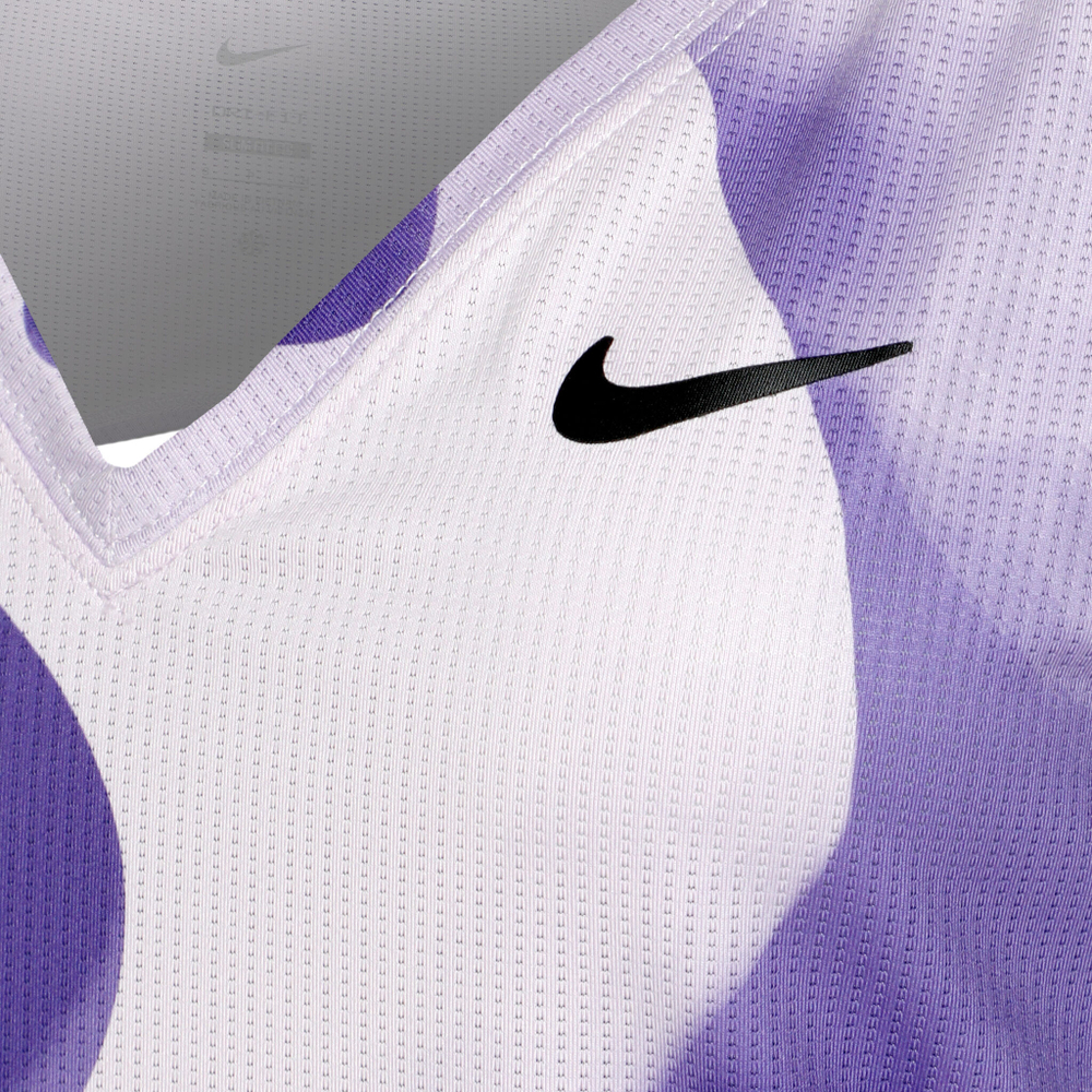 Женская теннисная майка Nike Court Victory Dri-Fit Printed Tank Top Women - Violet