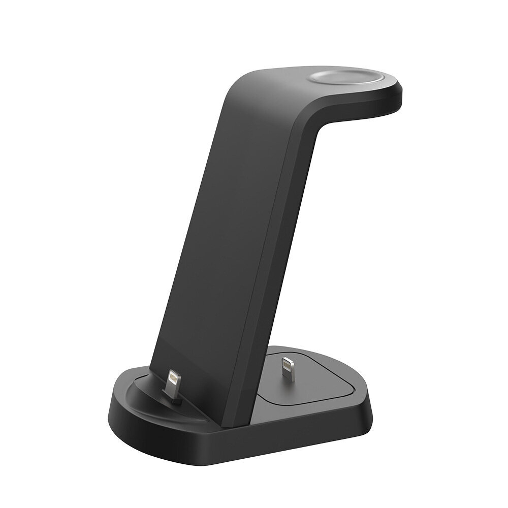 Беспроводная зарядная станция,  устройство, 3 в 1, черный