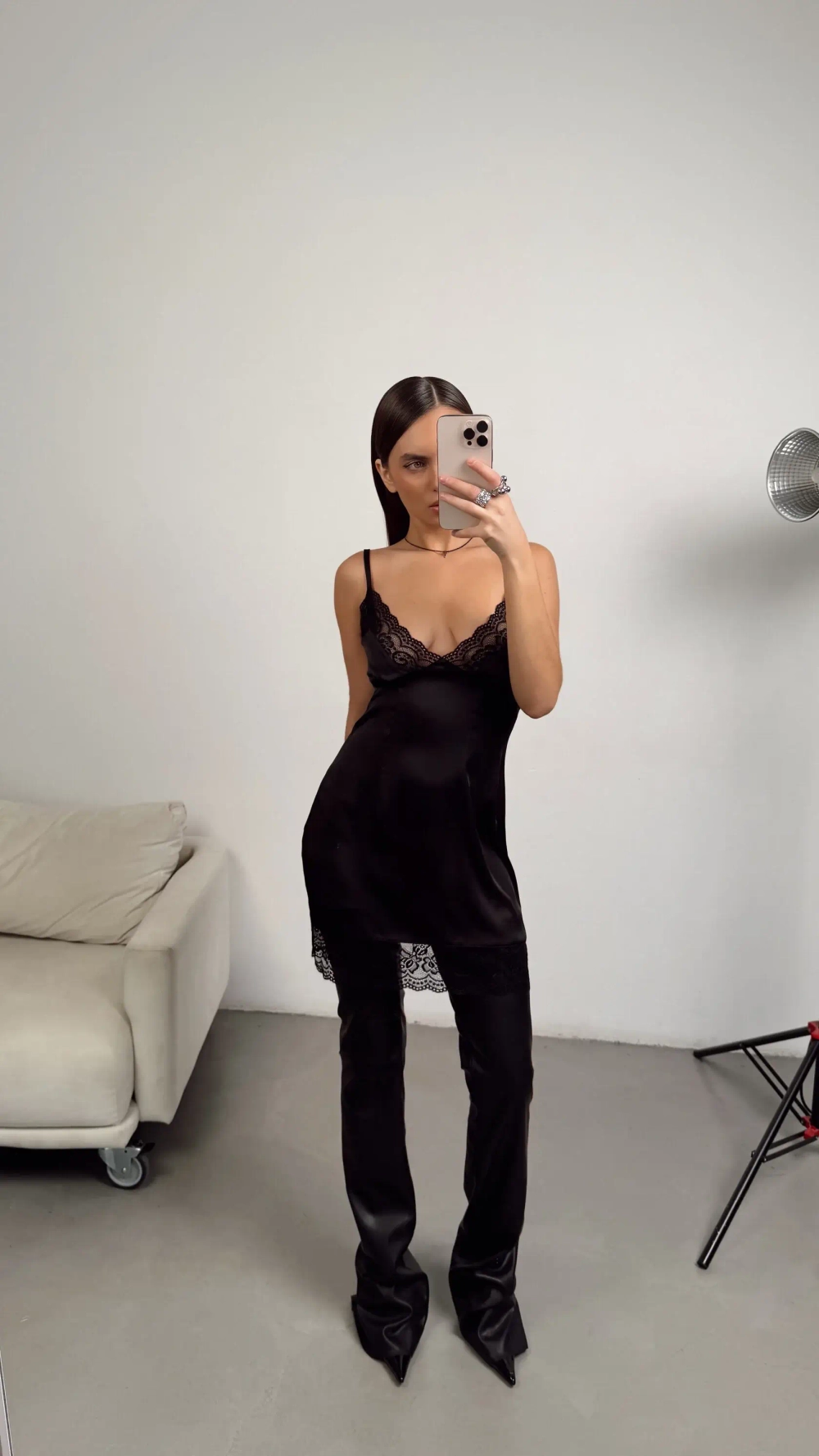 Комбинация-мини MARUSYA, Черный