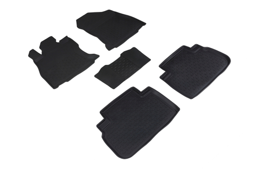 Резиновые коврики с высоким бортом для Subaru Forester V 2018-2024 Seintex.90324