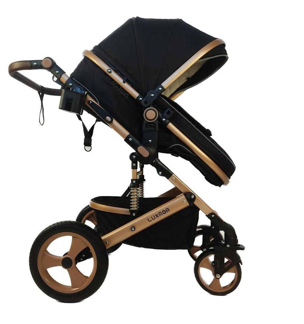 Детская коляска-трансформер 3 в 1 Luxmom 518W,с автолюлькой