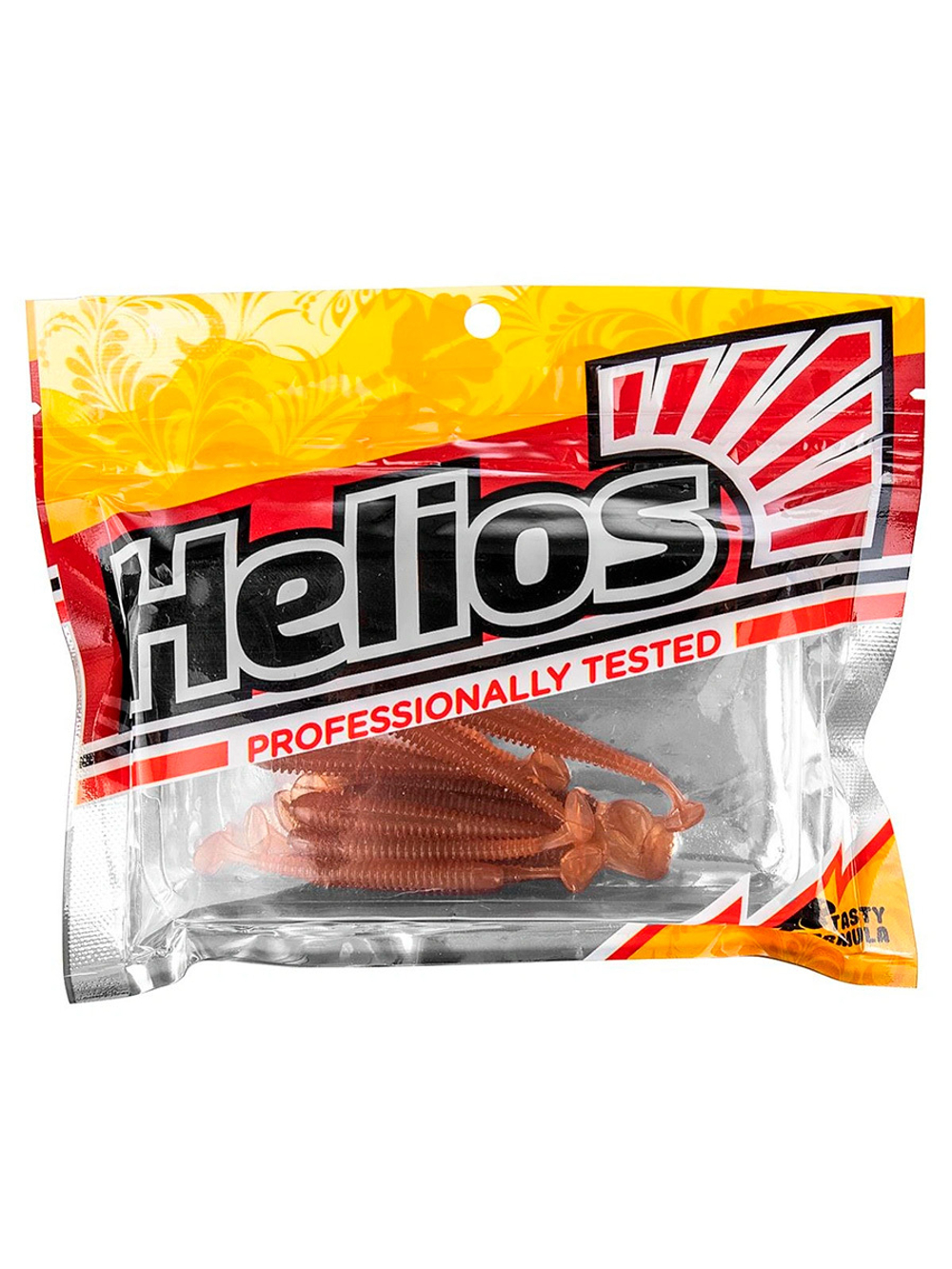 Виброхвост Helios Liny Catcher 2,35"/6 см Dark Star 12шт. (HS-5-047)