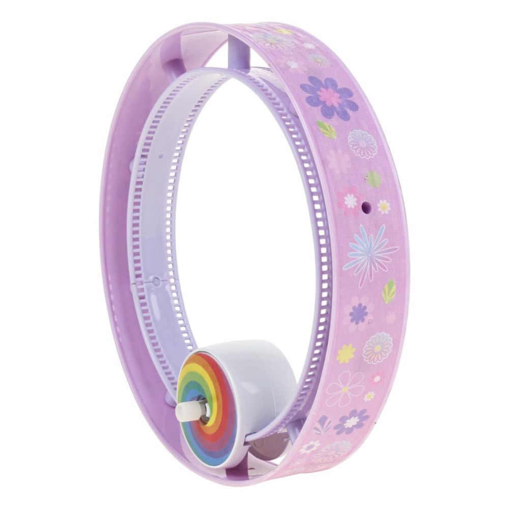 Колесо заводное бегущ. Радуга, в ассорт.блист GS-3367