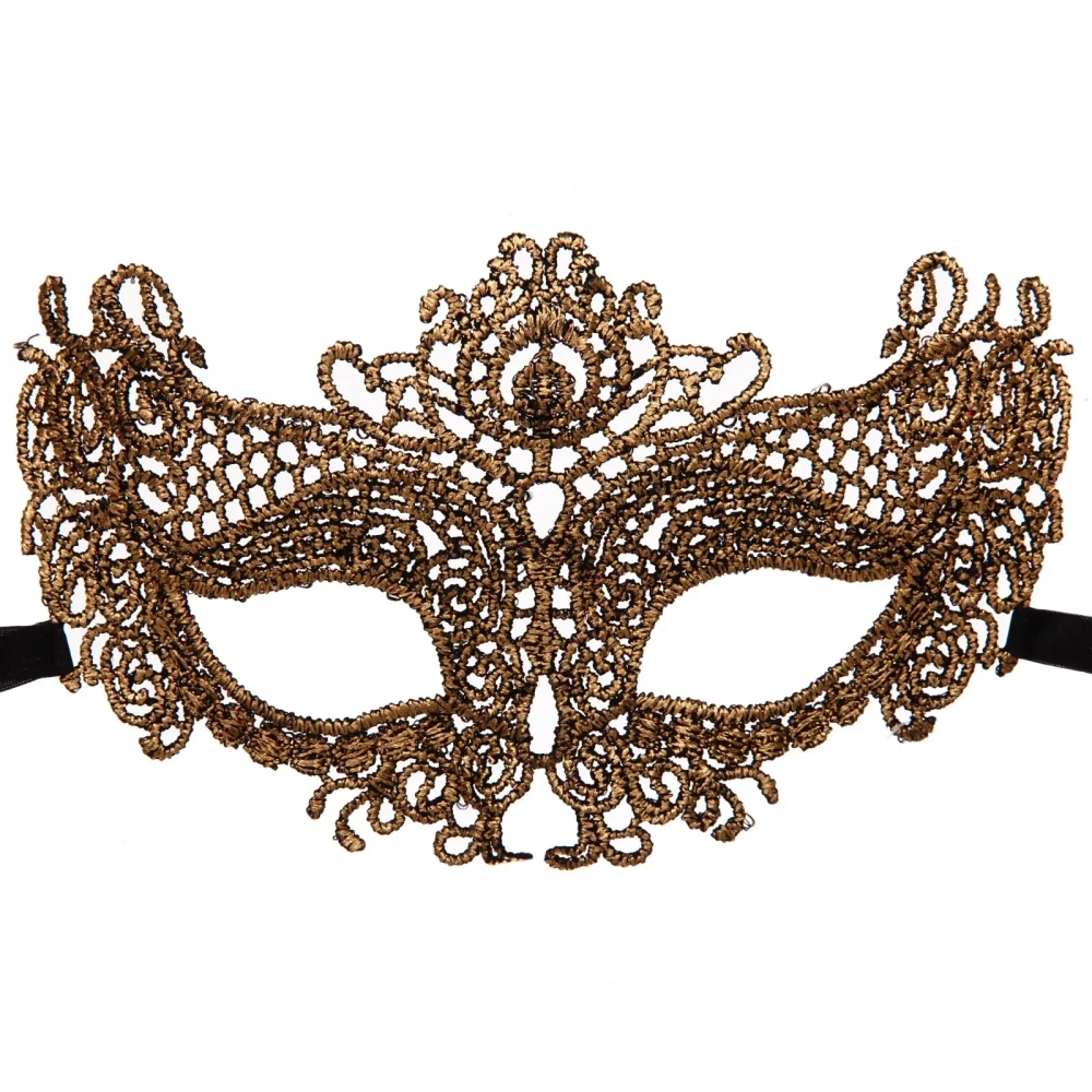 Маска кружево»Королева бала», микс цветов