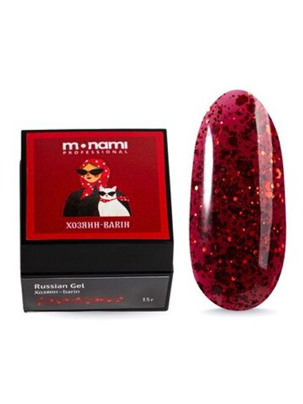 Monami Russian Gel - Гель жесткий моделирующий Хозяин-барин, 15гр