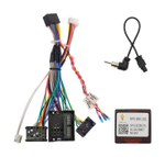 Комплект рамки с разъёмами 9" BMW X5 E53 2000-2006, 5 E39 с длинными проводами в багажник - Car-Smart 9557B