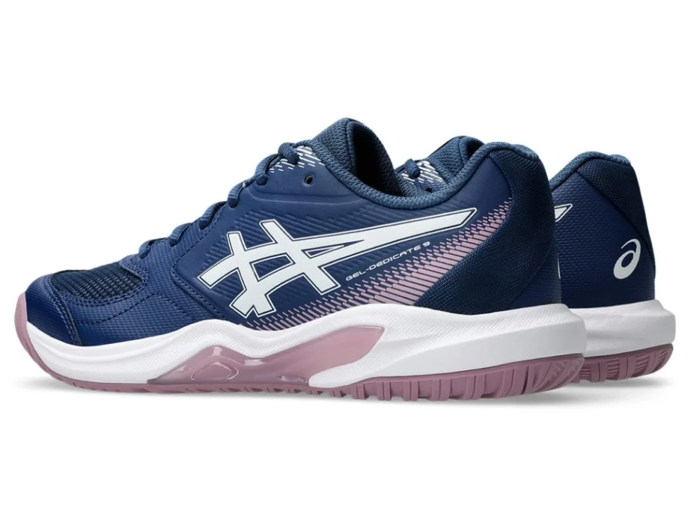 Женские Кроссовки теннисные Asics Gel-Dedicate 9 - independence blue/white