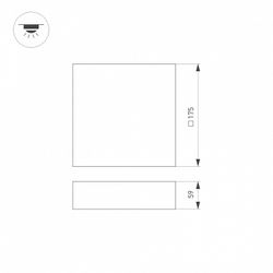 Накладной светильник Arlight QUADRO 034783