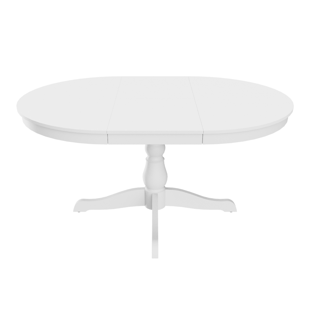 Стол деревянный АДАЖИО 1, цвет белый матовый