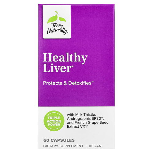 Terry Naturally, Healthy Liver, 60 капсул