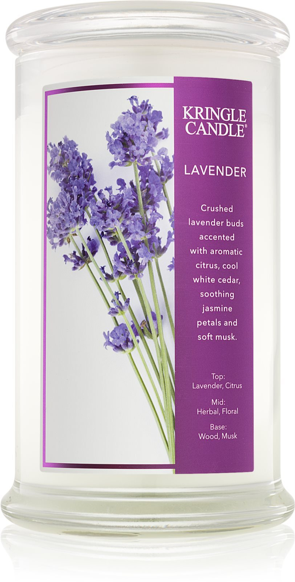 Kringle Candle Lavender - ароматическая свеча /   624  g  / GTIN 846853071695