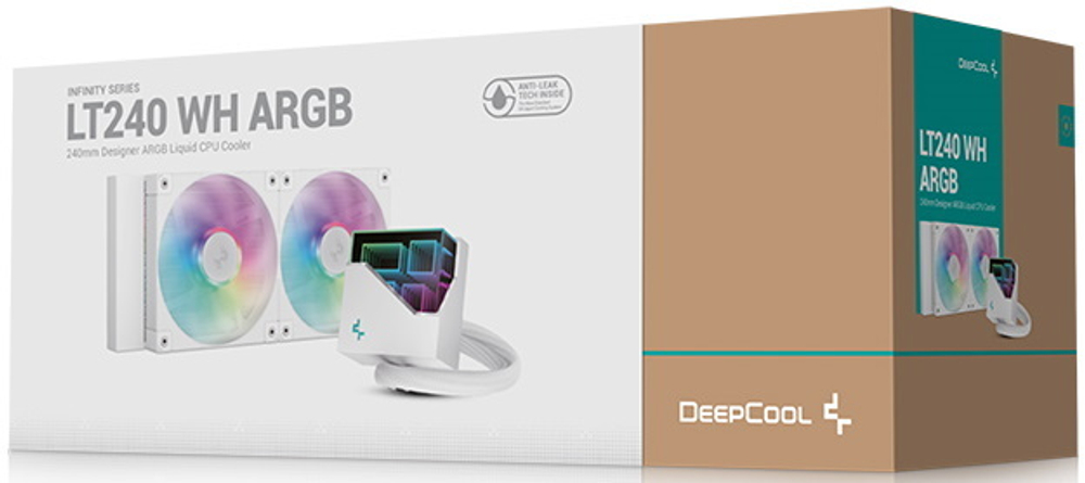 Система охлаждения жидкостная Deepcool LT240 ARGB WH