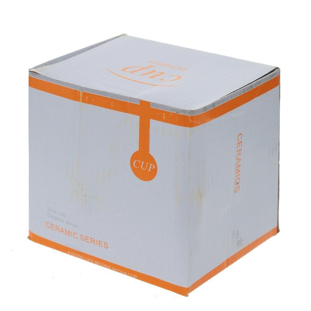 GAEM Кружка с крышкой и ложкой, 400 мл, L13 W10 H13 см