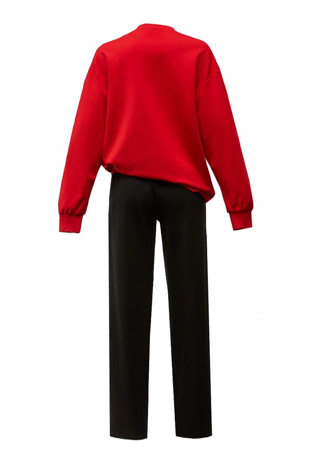 Спортивный костюм красно-чёрный 21-02-20FW