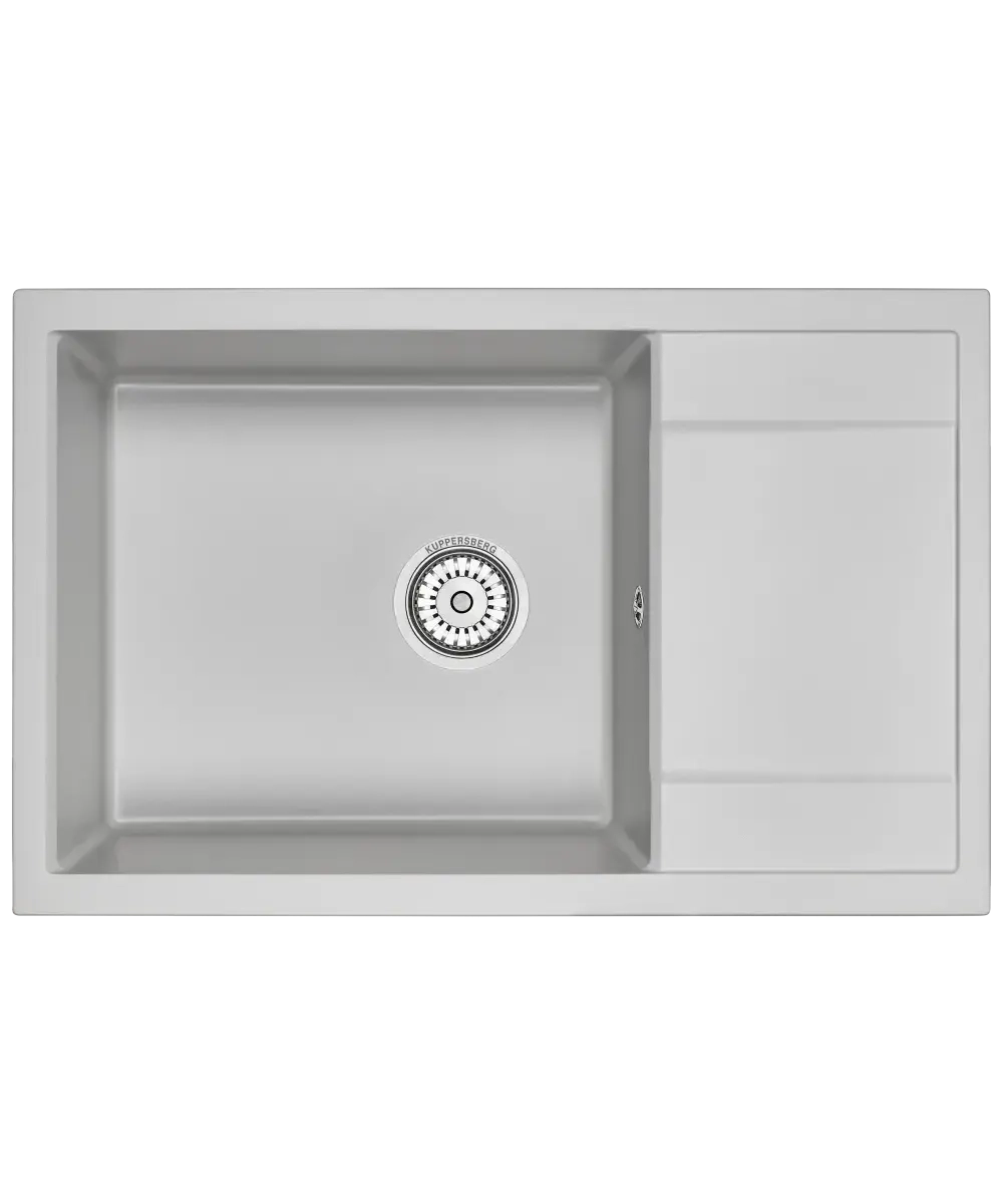 Кухонная мойка Kuppersberg ROYS 60 NL 1B1D GREY ROCK фото 