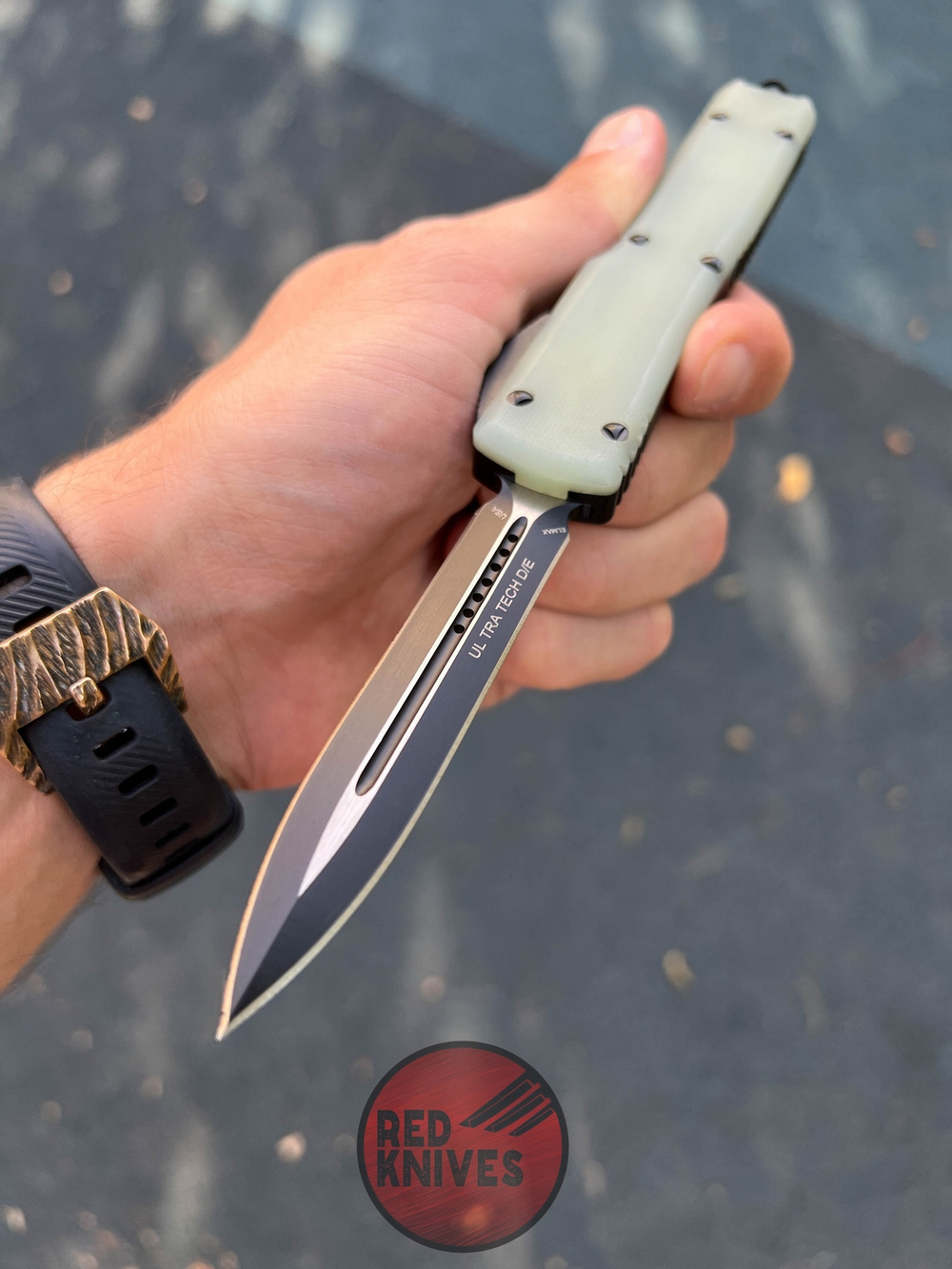 Нож Microtech Ultratech G10 D/E 122-1 GTJG
