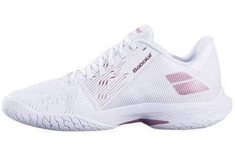 Женские Кроссовки теннисные Babolat Jet Tere 2 All Court - white/gold pink