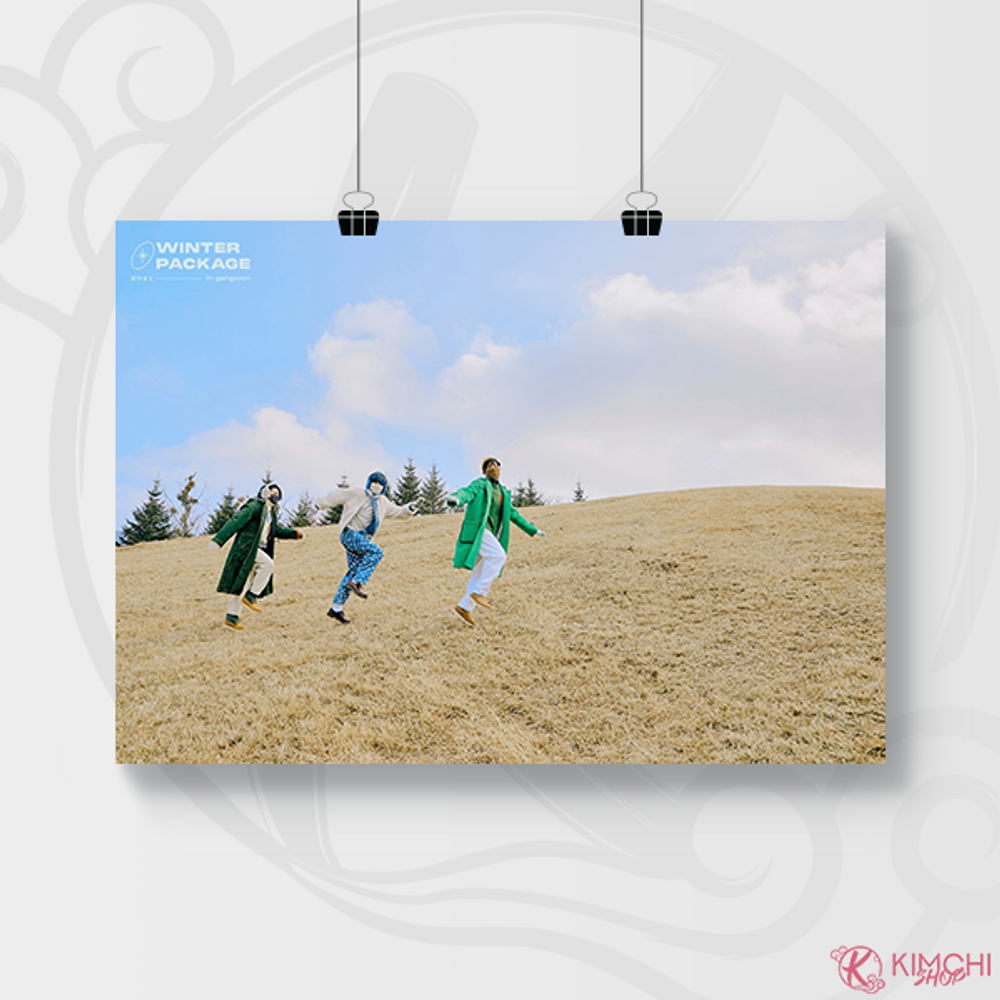 Постер А4 - BTS - WINTER PACKAGE 2021
