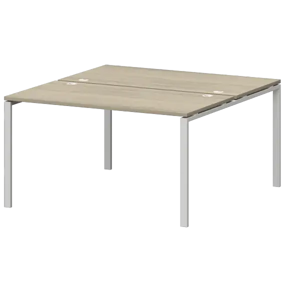 Бенч двойной на металлокаркасе СМС2-П-10К.149.Пр25  1000x1496x750 Смарт