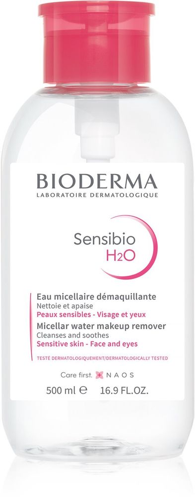 Bioderma Sensibio H2O Мицеллярный лосьон для чувствительной кожи с дозатором