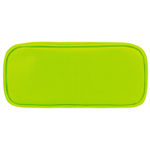 Пенал-косметичка BRAUBERG мягкий "KING SIZE NEON GREEN" 20х8х9 см (3 штуки в упаковке)