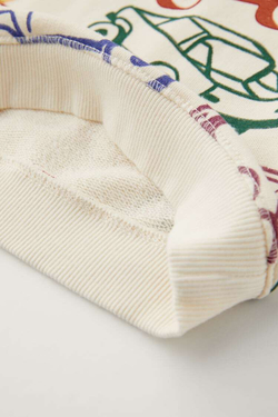 ZARA ТОЛСТОВКА "МАШИНЫ", РАЗНОЦВЕТНЫЙ