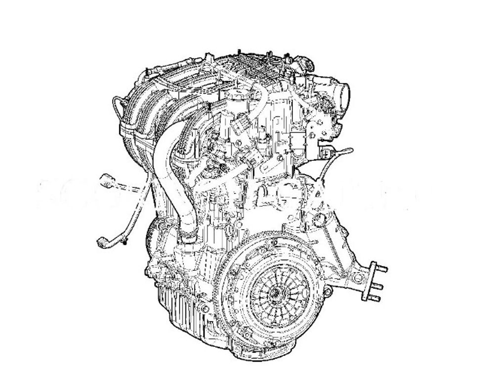 Двигатель с оборудованием в сборе /2180 Lada Vesta NG/ № 7160621 (LADA)