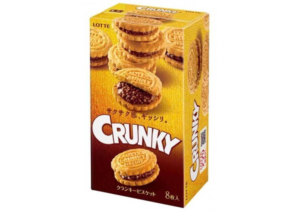 Бисквит с хрустящим шоколадом 88 г Crunky Biscuit Lotte