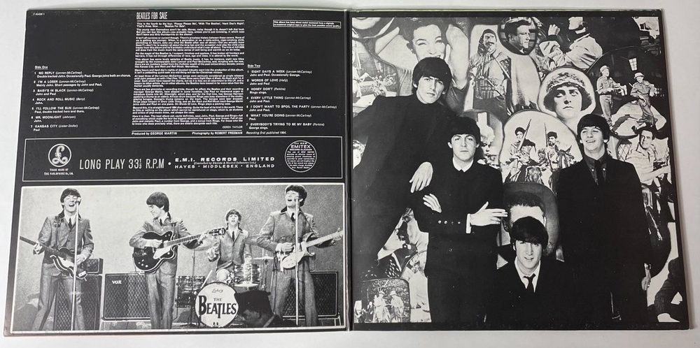 Винтажная виниловая пластинка LP The Beatles For Sa le (Germany 1987) DMM
