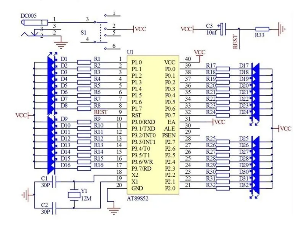 Набор для сборки и пайки (конструктор) "Светодиодное мерцающее RGB сердце"